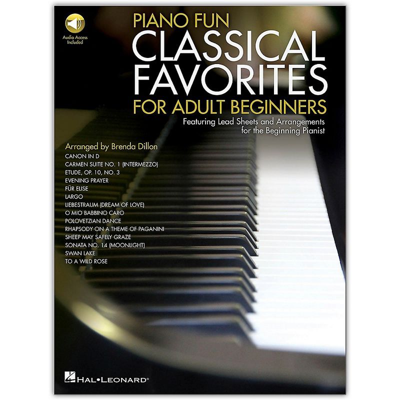 Hal Leonard Piano Fun - Classical Favorites for Adult Beginners Book/Audio Online, 1 of 2
