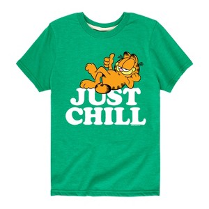 Boys' - Garfield - Just Chill Short Sleeve Graphic T-Shirt - 1 of 4