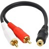 Sanoxy Premium RCA Audio Jack Cable Y Adapter Splitter 1 Female to 2 Male Plug - 2 of 2