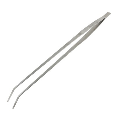 Unique Bargains Aquarium Metal  Tweezer Clip Aquascaping Plant Maintainance Utensil 18.5"