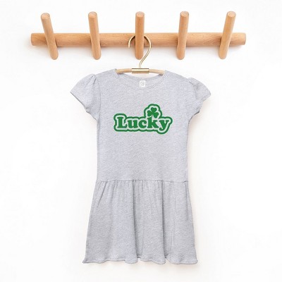 The Juniper Shop Lucky Bold Toddler Graphic Dress