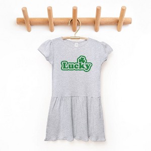 The Juniper Shop Lucky Bold Toddler Graphic Dress - 1 of 3