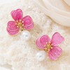 Anna-Kaci Women's Floral Pearl - Drop Earrings - 3 of 4