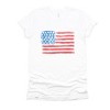 Simply Sage Market American Flag Smudged Short Sleeve Tee - 2 of 4