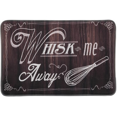 20" X 30" Relaxed Chef Series Anti-Fatigue Kitchen Mat Whisk Me Away - J&V Textiles