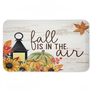 Stupell Industries Fall Is In The Air Lantern Printed Anti-Fatigue Floor Mat, design by Kim Allen, 30"x18" - 1 of 4