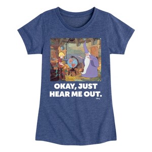 Girls' - Disney - The Sword And The Stone Fitted Short Sleeve Graphic T-Shirt - 1 of 4