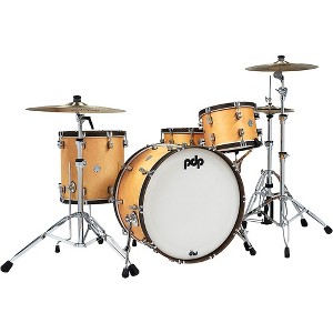 PDP by DW Concept Classic 3-Piece Shell Pack with 24 in. Bass Drum and Walnut Hoops Natural - 1 of 4