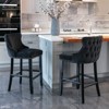 NicBex 26.7"Chic Bar Stools Counter Height,Set of 2/4,Wind-Back Counter Stools,Upholstered Chairs for Kitchen,Coffee&Dining Room - 2 of 4