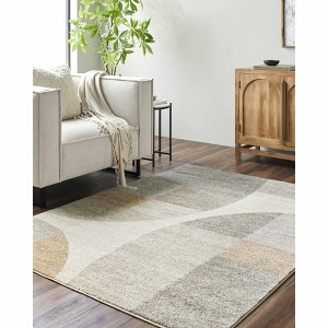 Hauteloom Trini Brown Geometric Area Rug - 1 of 4