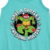 Girls' - Teenage Mutant Ninja Turtles - Have A Turtley Awesome Holiday Graphic Sleeveless Aline Dress - 2 of 3