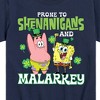 Boys' - SpongeBob Squarepants - Prone To Shenanigans And Malarkey Short Sleeve Graphic T-Shirt - 2 of 4