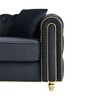 NicBex Couches for Living Room 86" Loveseat Sofa Luxury Modern Velvet Fluffy Upholstered 2-seater Sofa with 2 Throw Pillows for Bedroom - 2 of 4