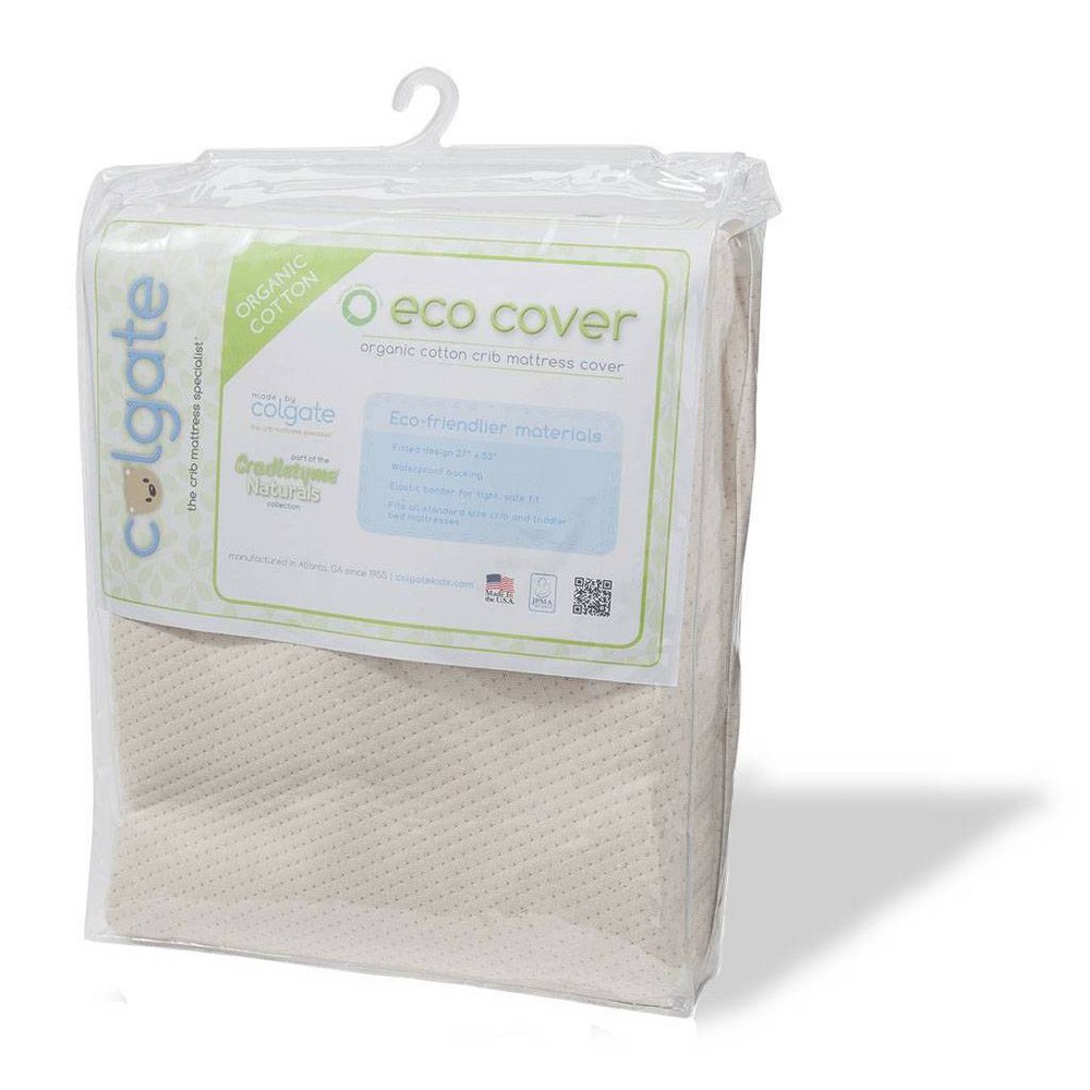 Colgate Mattress Eco Cover Organic Cotton Fitted Crib Mattress Cover -  81125890