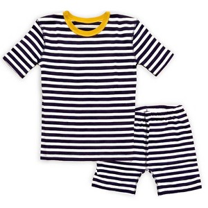 Mightly Toddler Fair Trade 100% Organic Cotton Tight Fit Shorite Pajamas Set - 1 of 3