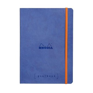 Rhodia Softcover Goalbook - Dot grid 224 Numbered pages - 6 x 8 1/4 - Sapphire - 1 of 4