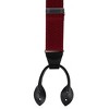 CTM Men's 35mm Wide Elastic and Leather Button-End Suspenders - 4 of 4