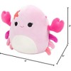 Squishmallows 5-Inch Cailey The Crab - Official Jazwares Little Plush- Collectible Soft & Squishy Mini Stuffed Animal Toy- Gift for Kids, Girls & Boys - 4 of 4