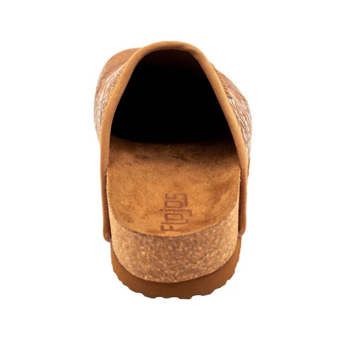 Женские сабо Flojos Womens Sofia Floral Tooled Slip On Mule Clog, Tan Artisan (8) — фото 4
