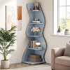 Tribesigns 70" 5-Tier Corner Shelf - 2 of 4