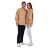 U.S. Apparel Men's & Women's Oversized Crew Neck Cozy Sweatshirt | Camel - 2 of 4