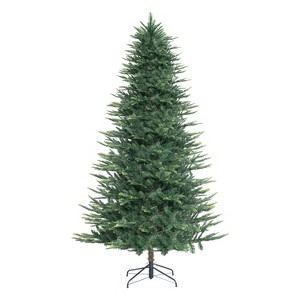 Home Imports Emporium Lujan Prelit Artificial Christmas Tree, Realistic Nordic Christmas Tree with Lights, Green - 1 of 4
