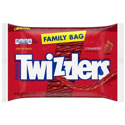 Twizzlers Twists Chewy Candy Strawberry Flavored 24.0 oz