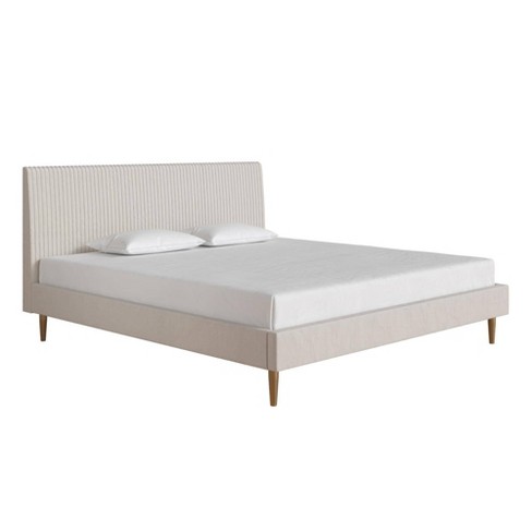 Daphne Modern King Upholstered Platform Bed with Headboard - Mr. Kate - image 1 of 4