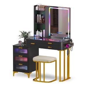 fredees Makeup Vanity with LED Light - 1 of 4