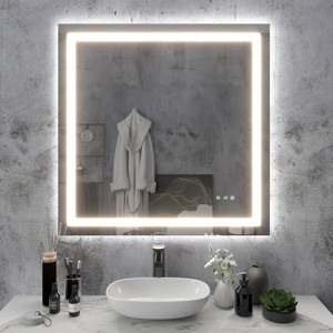 LED Front Light and Backlit Mirror - 1 of 4