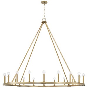 Capital Lighting Pearson 20 - Light Chandelier in  Aged Brass - 1 of 4