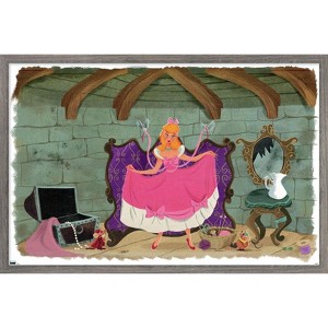 Trends International Disney Cinderella - Cinderella Attic Framed Wall Poster Prints - 1 of 4