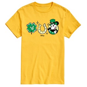 Men's - Disney - Mickey St Patricks Icons Short Sleeve Graphic T-Shirt - 1 of 4