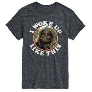 Men's - Star Wars - I Woke Up Like This Chewie Short Sleeve Graphic T-Shirt - 1 of 3