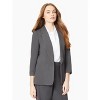 Jones New York Notch Collar Rolled Cuff Blazer - 2 of 3