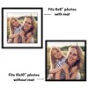 Americanflat Picture Frame with Mat - Modern Design, Shatter-Resistant Glass, Dual Sawtooth Hangers, Ideal for Home and Office Decor - 4 of 4