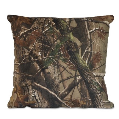 Realtree All Purpose Camouflage Square Pillow - 18" x 18" Inches