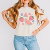 Simply Sage Market Women's Pastel Fruits Short Sleeve Relaxed Fit Cropped Graphic Tee - 2 of 3