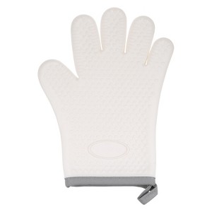 Unique Bargains Heat Resistant Kitchen Textiles Soft Lining Silicone Oven Mitt - 1 of 4
