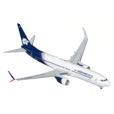 Boeing 737-800 Commercial Aircraft "AeroMexico" White with Dark Blue Tail "Gemini 200" Series 1/200 Diecast Model by GeminiJets