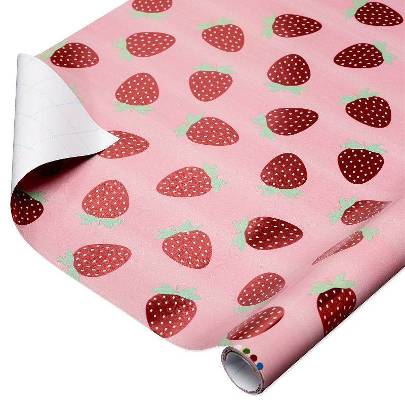 Kids&#39; Strawberries Roll Gift Wrap - Spritz&#8482;, 3 of 8
