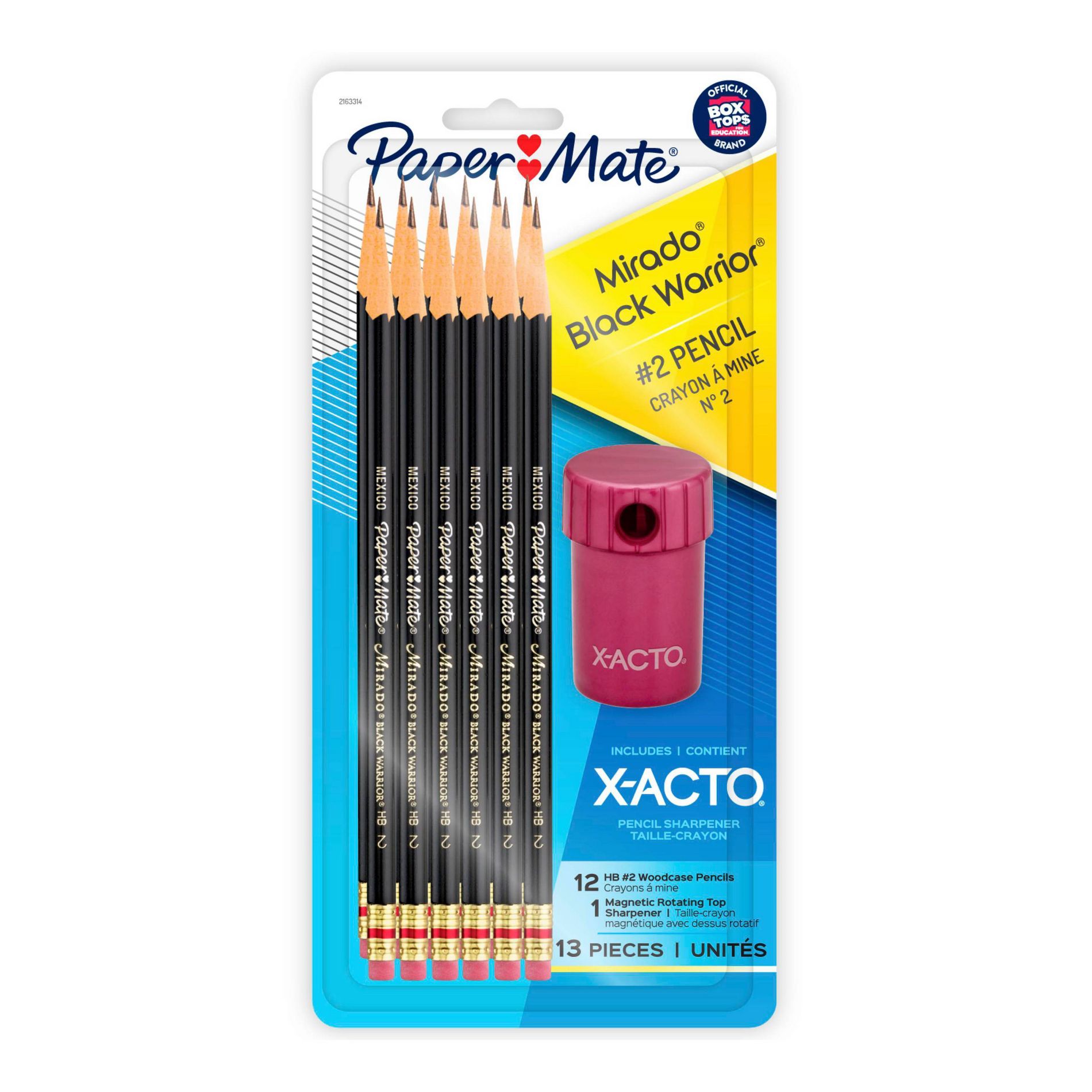 Paper Mate Mirado 12pk #2 Woodcase Pencils Pre-Sharpened with X-ACTO Sharpener: Drawing & Sketching, Art Supplies