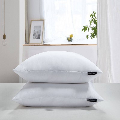 Restful Nights Euro Down Alternative Insert Pillow, 22x22, White