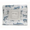 Tadpoles 3-Piece Blue Shark Sheet Set | 1 Twin Flat Sheet, 1 Twin Fitted Sheet & 1 Queen Pillowcase - 3 of 3