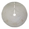Kurt Adler 54-Inch Ivory with Pearl Beads Tree Skirt - 4 of 4