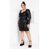 Women's Plus Size Cindy Dress - black | CITY CHIC - image 4 of 4