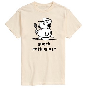 Men's - Peanuts - Olaf Snack Enthusiast Short Sleeve Graphic T-Shirt - 1 of 4