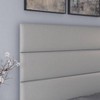 Luxembourg Faux Leather Channel Upholstered Platform Bed - Eco Dream - 4 of 4
