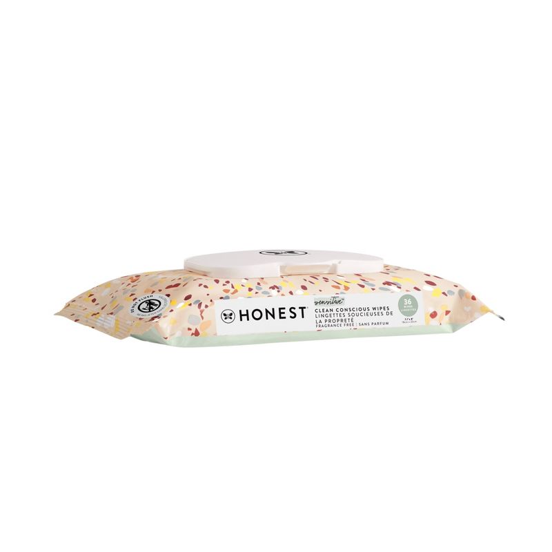 The Honest Company Plant-Based Baby Wipes made with over 99% Water - Terrazzo - 36ct, 6 of 7
