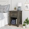 GDFStudio Walpole Modern 24" Nightstand with Drawer - 2 of 4